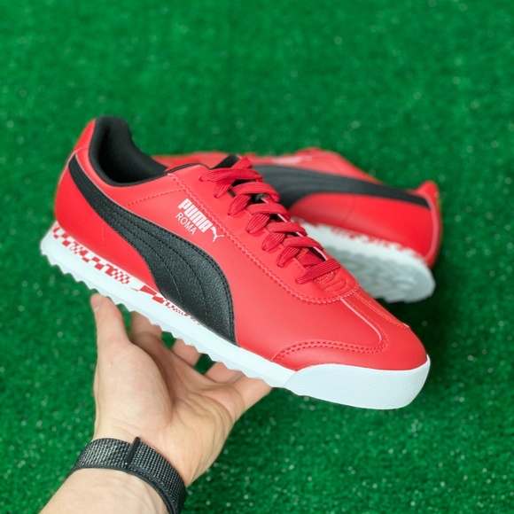Sneakers Pumas Roma Rojos Puma Shoes Puma Scuderia Ferrari